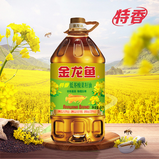 低芥酸特香菜籽油5L 金龙鱼 非转基因物理压榨食用油