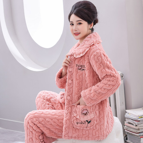 尊凡世家女士珊瑚绒面料