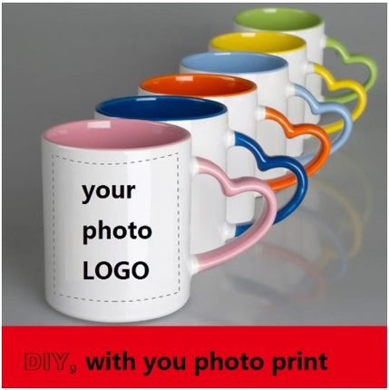Diy customized cup heating water mug photo LOGO gift 定制杯