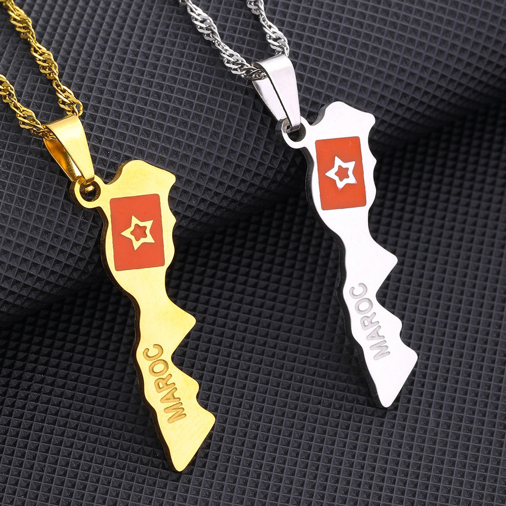 亚马逊吊坠项链弘珍饰品钛钢吊坠