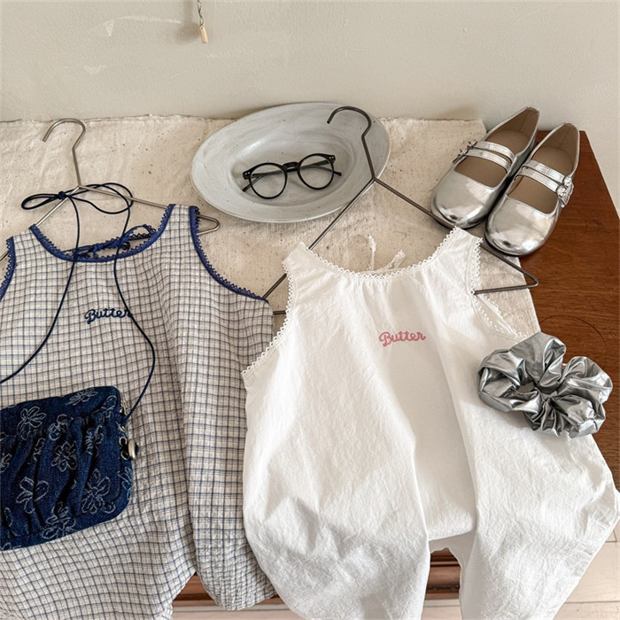 女童韩版无袖吊带裙连衣裙夏季儿童甜美蕾丝花边裙宝宝背心裙长裙