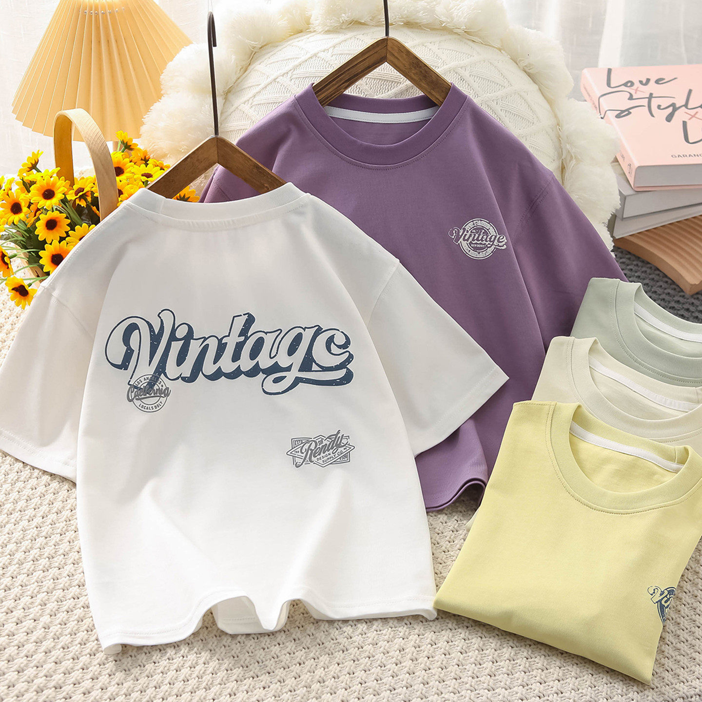 男童纯棉短袖T恤2026夏季中大童字母印花休闲半袖儿童汗衫潮1216,童装/婴儿装/亲子装,T恤,淘宝优惠券,粉丝福利购,淘宝优惠卷