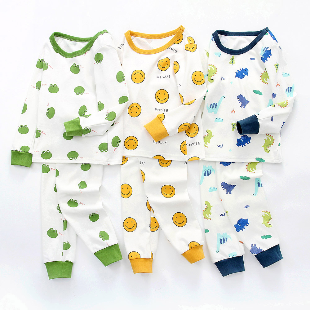 男童纯棉内衣套装春季儿童家居服