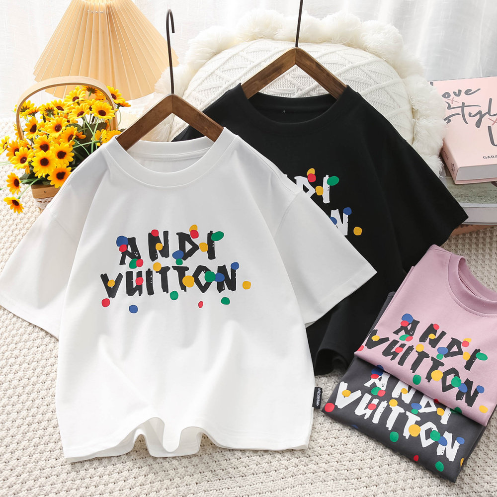 男童纯棉短袖T恤衫2026夏季新款中大童印花套头半袖儿童上衣1168