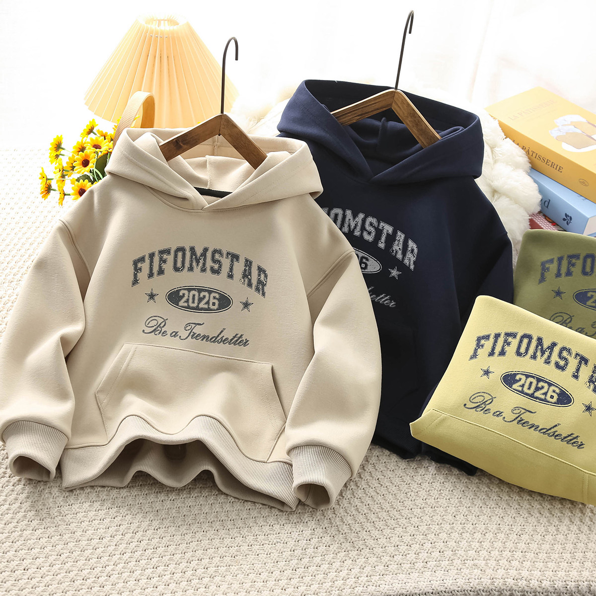 男童连帽卫衣2026春季新款中大童男孩运动休闲上衣儿童帽衫2567