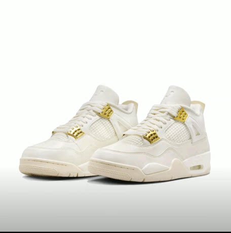 Air Jordan 4运动休闲鞋舒适缓震防滑时尚百搭AQ9129-170 O广东FS