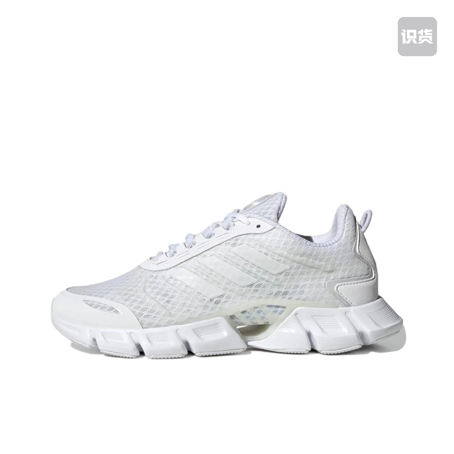 adidas Climacool 透气 耐磨 织物 跑鞋 白色 H01185 南昌JJ仓