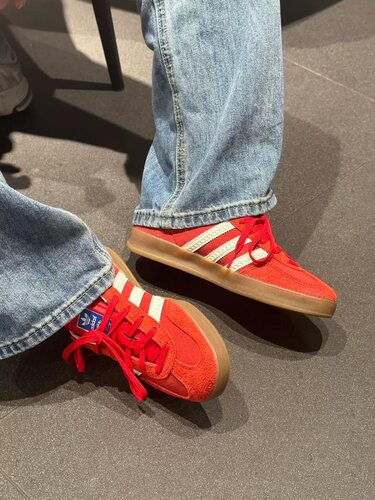 adidas阿迪达斯GAZELLE T头鞋复古红色运动板鞋 IF1808浙江ZY仓