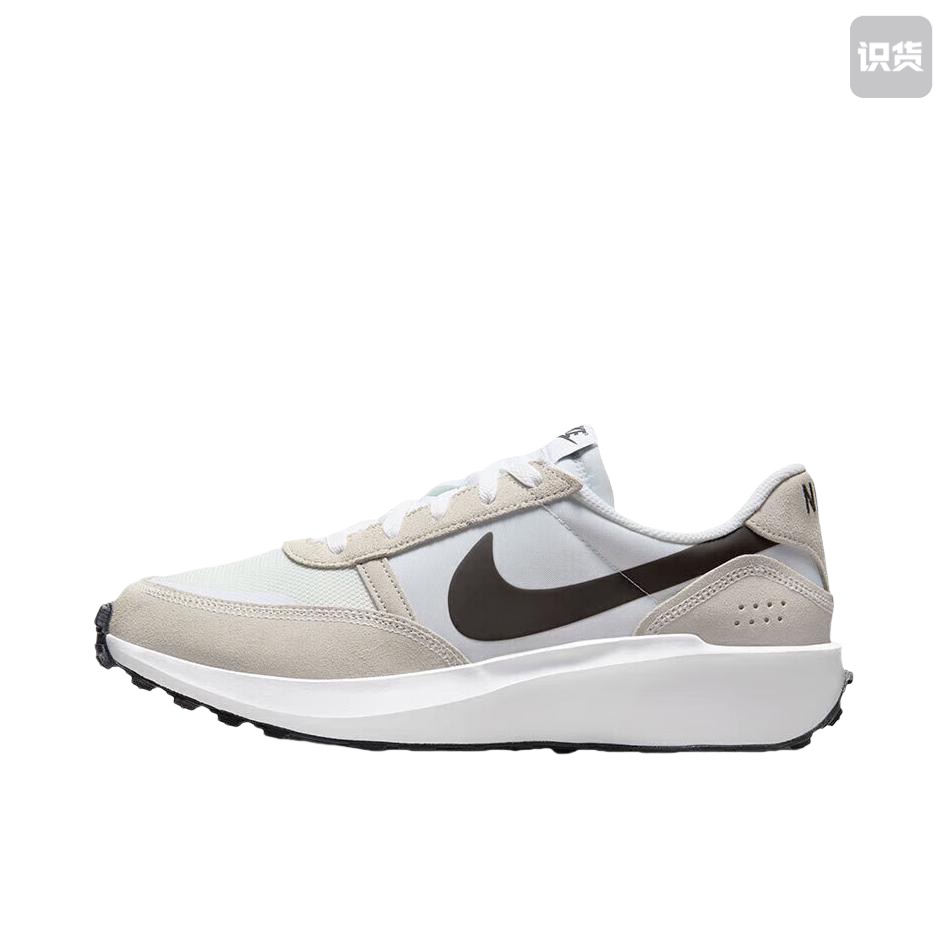 Nike Waffle Nav 舒适 低帮 生活休闲鞋 男款 灰白色 广州kx仓