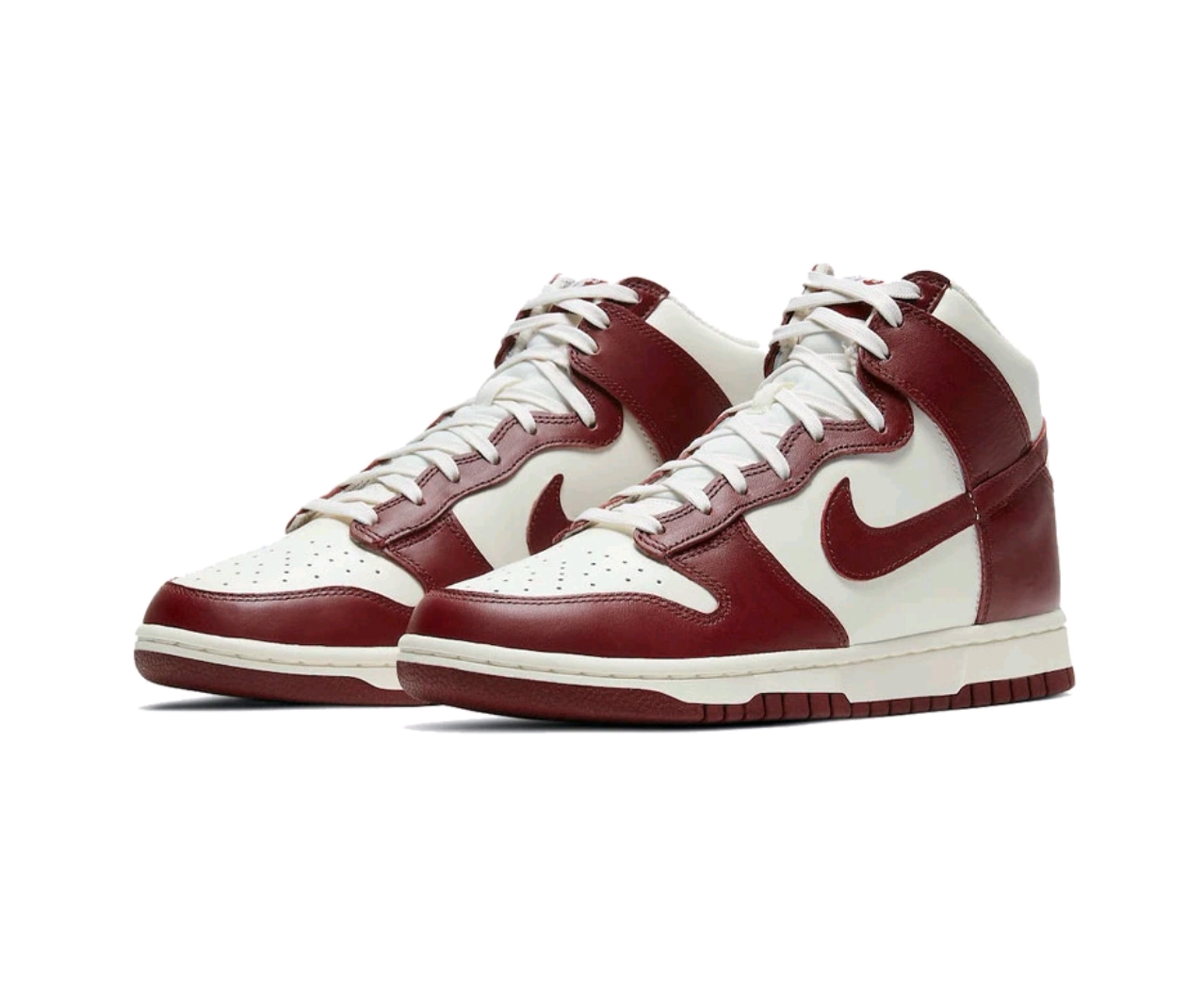 Nike Dunk "Team Red" 高帮 板鞋 女款 深酒红 丽水FF仓