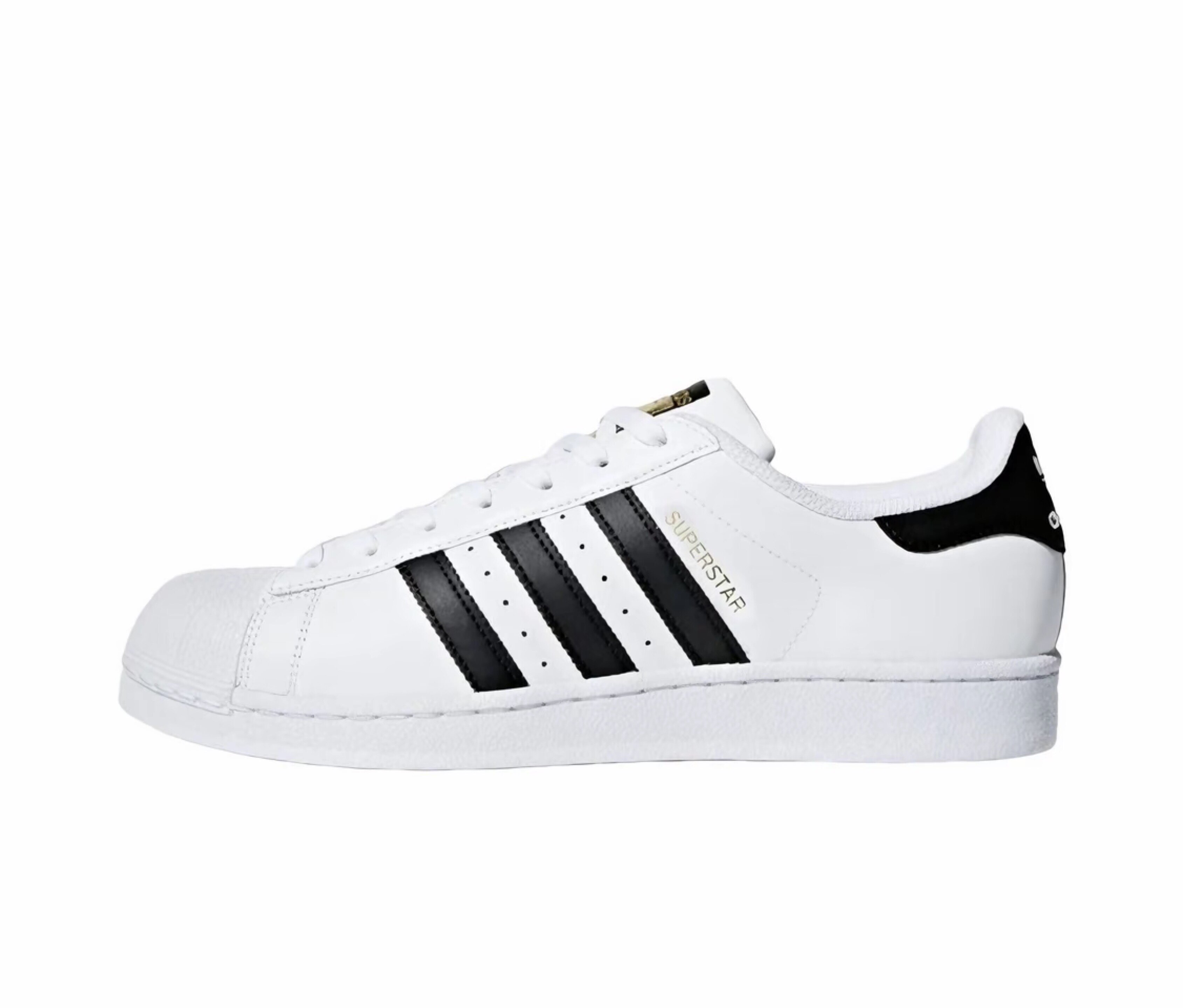 adidas Originals Superstar 板鞋 白黑/金 44 C77124 广东cha仓