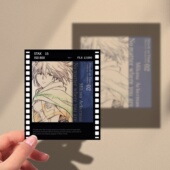 进击 巨人透明胶片拍立得仿黑胶色纸艾伦三笠阿尔敏利威尔莱纳