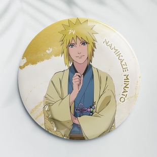 火影忍者25周年周边水门鸣人佐助琳大蛇丸卡卡西动漫徽章挂件吧唧