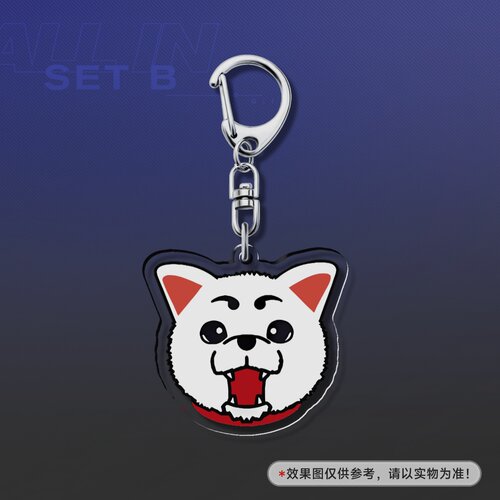 银魂Gintama5cm钥匙扣挂饰挂件银时土方冲田神乐桂新八定春