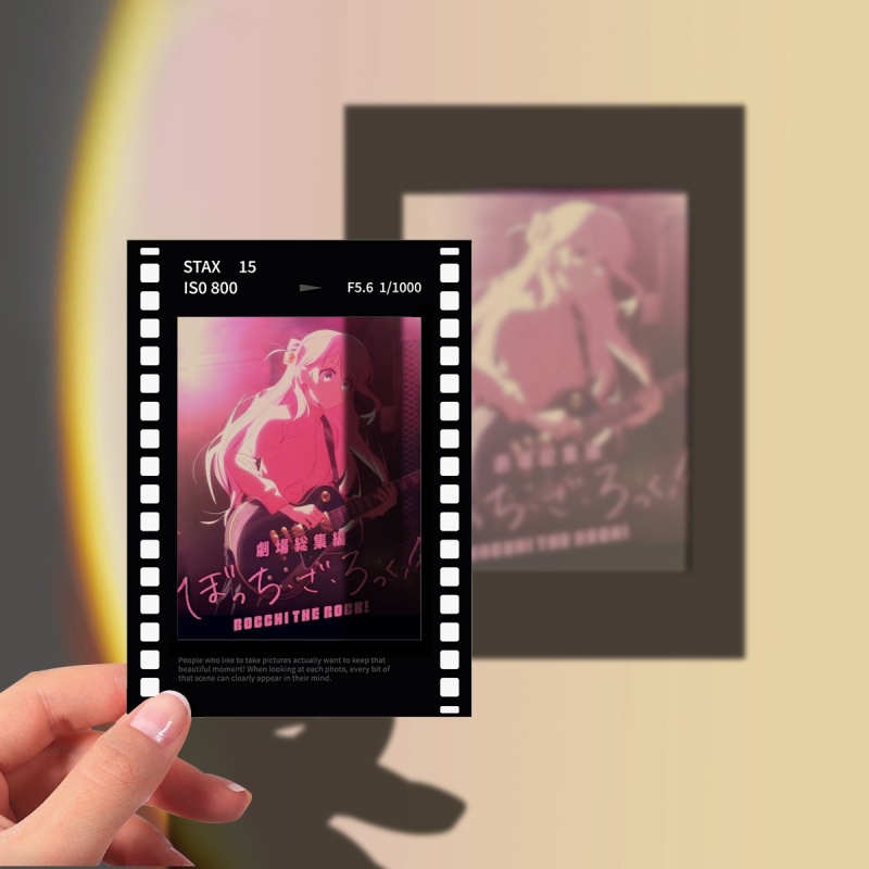 孤独摇滚透明胶片拍立得仿黑胶款
