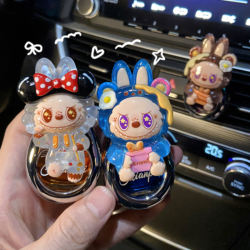 labubu车载香薰2025香水出风口