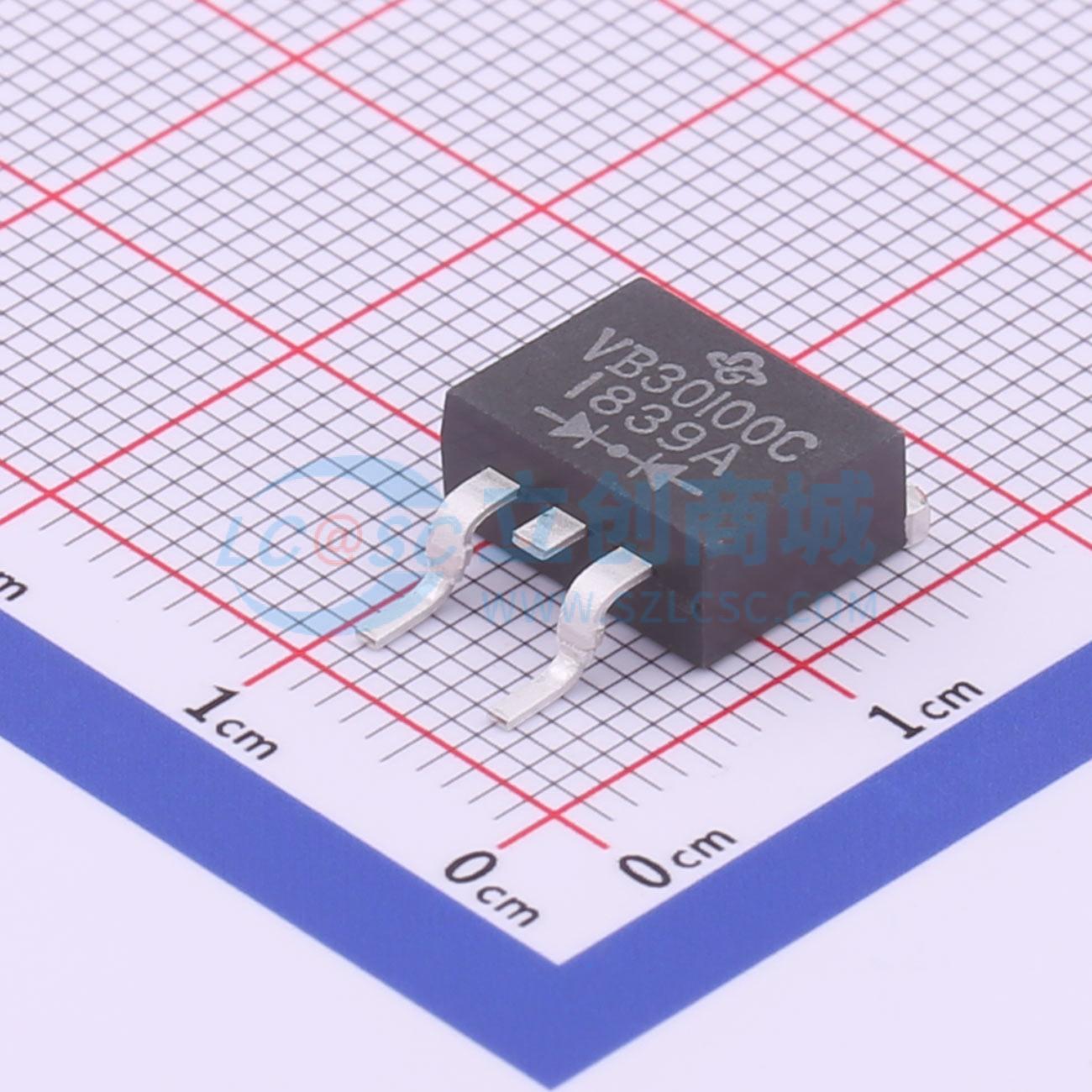 VB30100C-E3/8W TO-263AB(D2PAK) 肖特基二极管 VISHAY(威世)全新