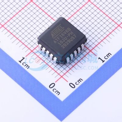 ATF16V8B-10JU PLCC-20(9x9) 可编程逻辑器件(CPLD/FPGA) 全新原