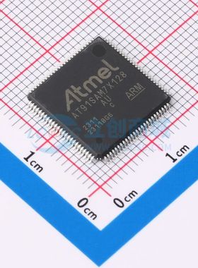 AT91SAM7X128C-AU LQFP-100(14x14) 单片机(MCU/MPU/SOC) 全新原