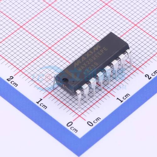 MAX202EEPE+ PDIP-16 RS232芯片 全新原装 电子元件配单