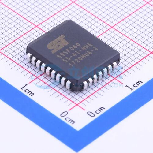 SST39SF040-55-4I-NHE PLCC-32(11.4x14) NOR FLASH MICROCHIP(美