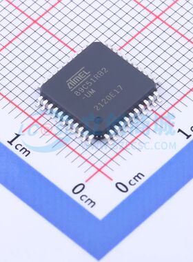 AT89C51RB2-RLTUM VQFP-44(10x10) 单片机(MCU/MPU/SOC) 全新原装