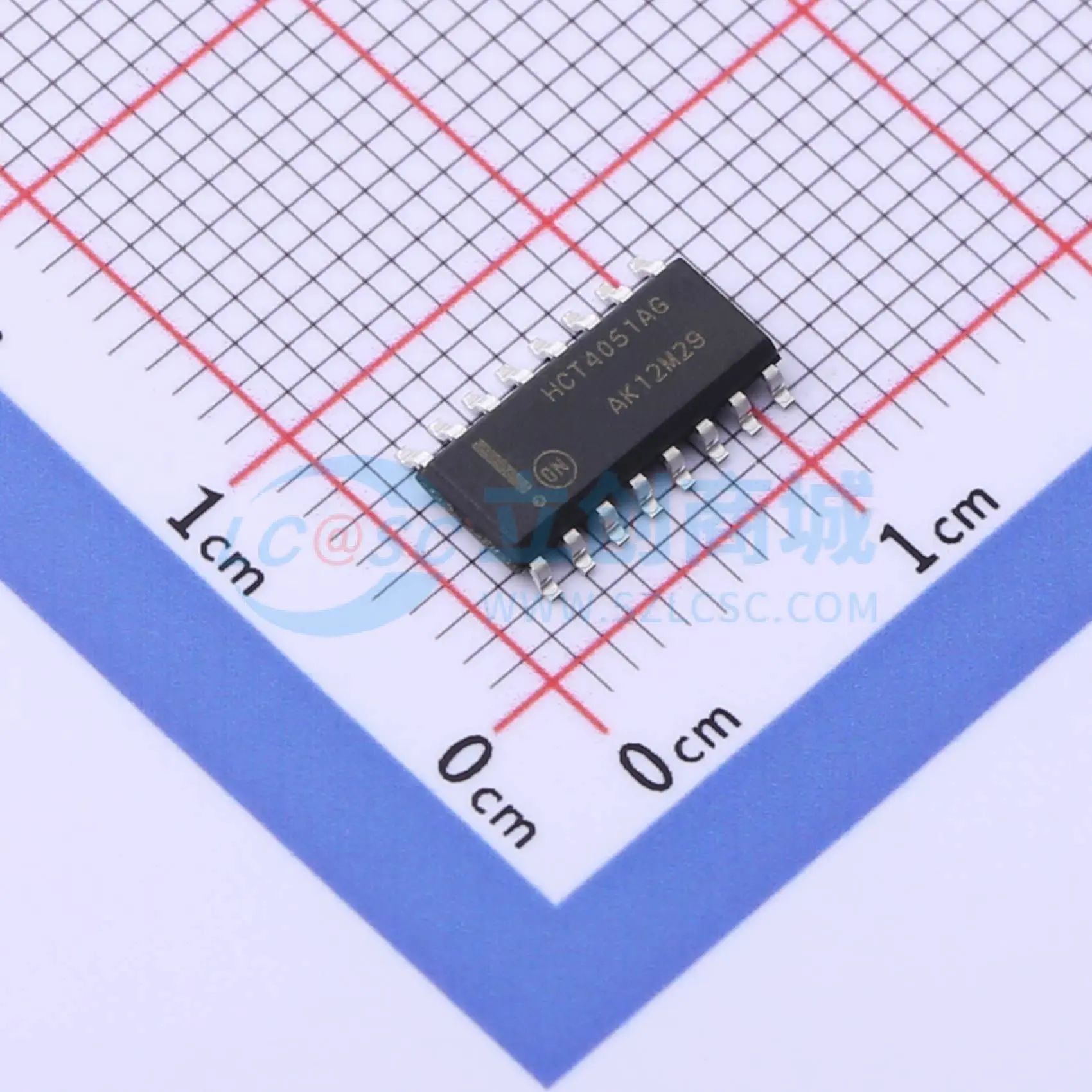 MC74HCT4051ADR2G SOIC-16-150mil 信号开关/编解码器/多路复用器