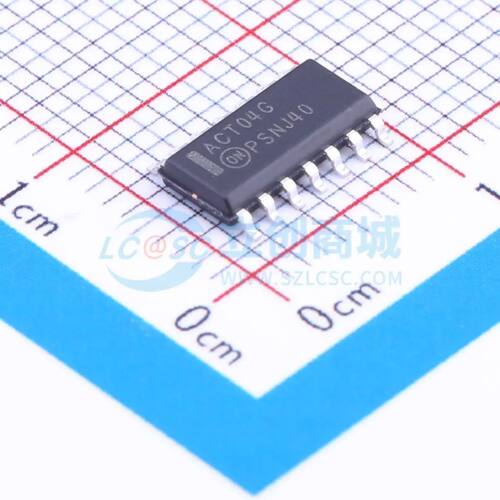 MC74ACT04DR2G SOIC-14 反相器 ON(安森美)原装正品 电子元件配单
