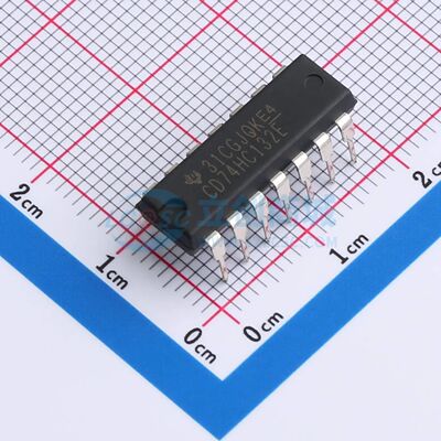 CD74HC132E PDIP-14 逻辑门 TI全新正品原装 电子元件配单