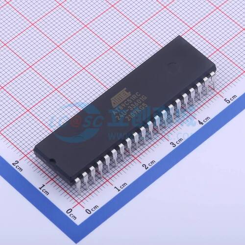 AT89C51RC-24PU PDIP-40 单片机(MCU/MPU/SOC) 全新原装 电子元器