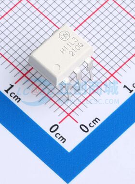H11L3M DIP-6 逻辑输出光耦 ON(安森美)原装正品 电子元件配单