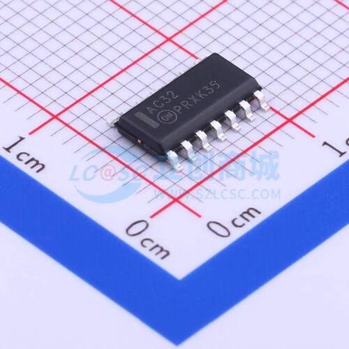 74AC32SC SOIC-14 逻辑门 ON(安森美)原装正品 电子元件配单