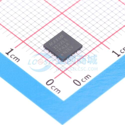 MAX3222EETP+T TQFN-20(5x5) RS232芯片 全新原装 电子元件配单