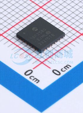 PIC18F2580-E/ML QFN-28-EP(6x6) 单片机(MCU/MPU/SOC) 全新原装