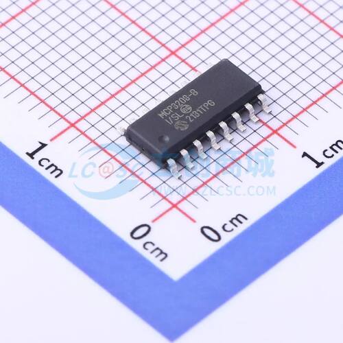 MCP3208-BI/SL SOIC-16 模数转换芯片ADC MICROCHIP(美国微芯)全