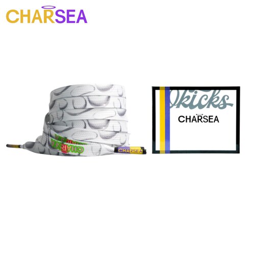 CHARSEA 材质系列 轻奢百搭男女同款情侣款 白水滴鞋带LH0223-003