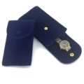 Watch Velvet Bag Blue