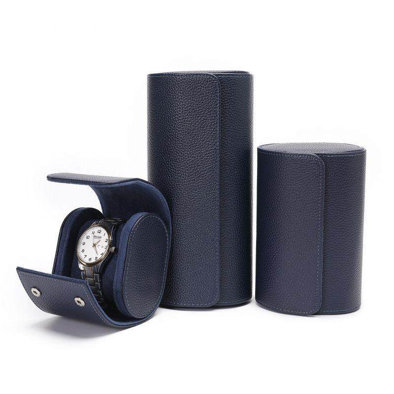 荔枝纹皮革手表收纳盒