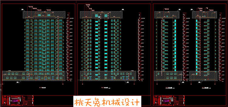 装配式剪力墙结构商品房PC深化设计施工图cad图纸建筑素材
