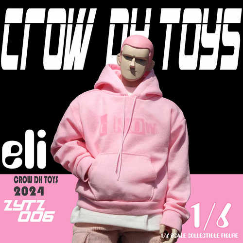 1/6兵人 CROWDHTOYS潮流可动人偶 ELI 上衣外套 裤子 帽衫