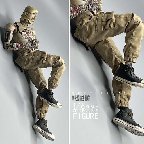 1/6 兵人 CROWDHTOYS 潮流 工装裤 新版升级
