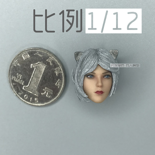 1/12 兵人 6寸 VERYCOOL 威酷 VCF-3002 女刺客 头雕