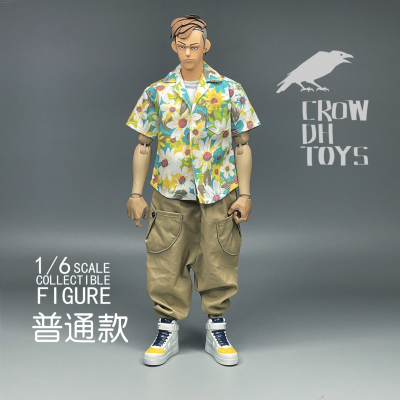1/6 兵人 CROWDHTOYS 潮流  短袖 衬衫（标准身材版）