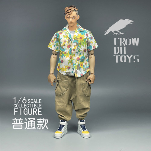 1/6 兵人 CROWDHTOYS 潮流  短袖 衬衫（标准身材版）