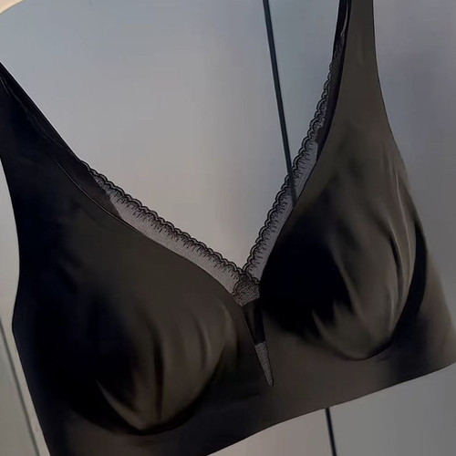 单件短款美背蕾丝纯色2025夏季