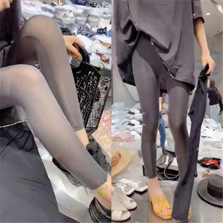 Europe station 2019 summer new pattern Women's wear Elastic waist Exorcism Pencil Pants Versatile Show thin Elastic force Thin section Leggingsin the Women's clothing/Boutique , Pants , Leggings  category - from Buy2taobao.com to provide professional Taobao agent buy service