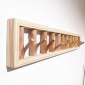 创意钥匙挂钩衣帽钩玄关门口置物架壁挂衣架服装 饰 店铺民宿墙上装