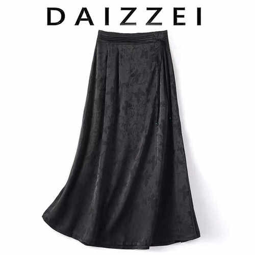 新款重磅真丝香云纱裙子DAIZZEI