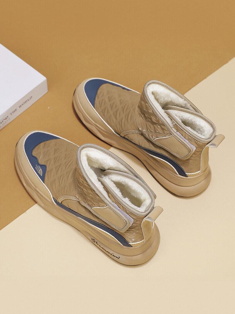 SNOW BOOTS MENS NORTHEAST VELVET THICKENED WINTER WARM MENS BOOTS SHORT BOOTS MENS BIG COTTON SHOES MENS SHOES COTTON BOOTS A KICK