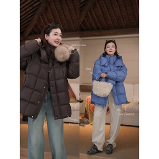 郑买买 航海家 2025新款今年流行爆款韩系百搭简约轻装滑鹅绒服女